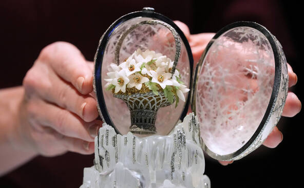 L'Oeuf d'Hiver Fabergé aux enchères à Londres