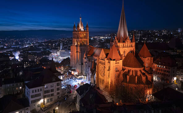 Un nouvel éclairage pour la cathédrale de Lausanne