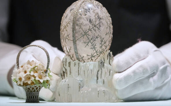 L'OEuf d'Hiver Fabergé aux enchères, record de prix attendu