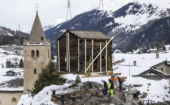 Projet pour mettre en valeur les raccards de Bourg-St-Pierre (VS)