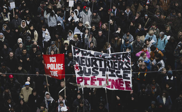 Lausanne: Quelque 1000 manifestants dans un cortège antiraciste