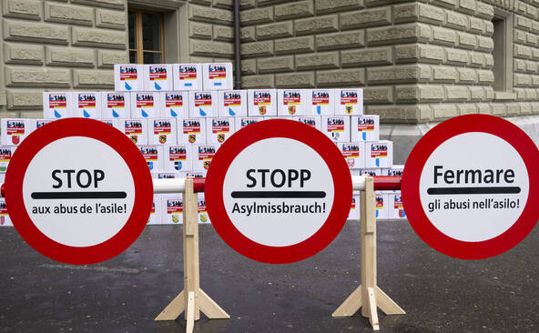 Le Conseil fédéral est contre l'initiative pour la protection des frontières