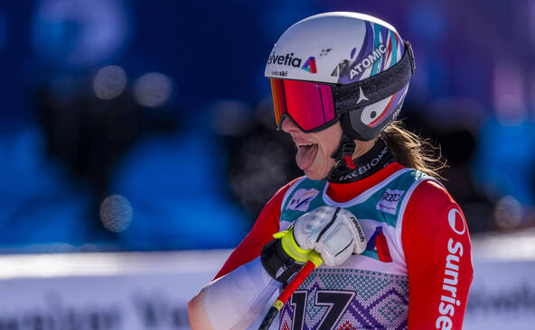 Super-G de St-Moritz: Blanc 6e, Robinson l'emporte