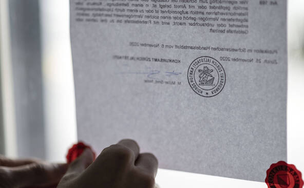 Hausse de moitié du nombre de faillites à fin novembre