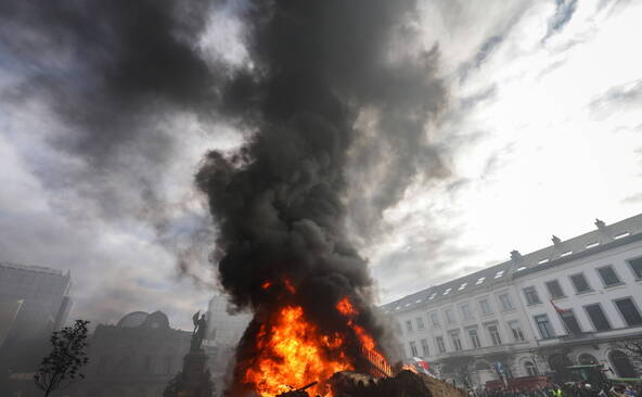Report en vue pour l'accord UE-Mercosur, sur fond de manifestation