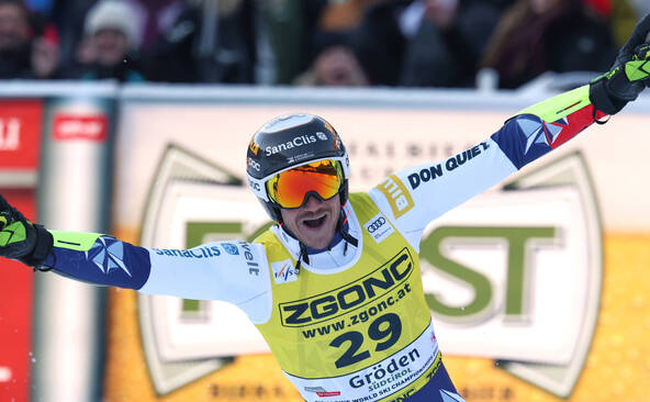 Super-G de Val Gardena: Zabystran souffle la victoire à Odermatt