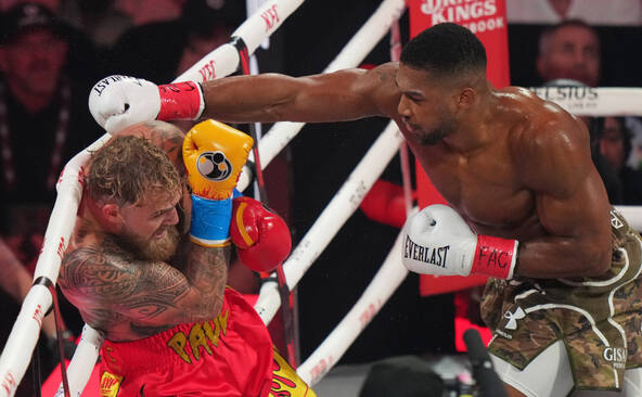 Joshua a eu besoin de six rounds pour éteindre Paul