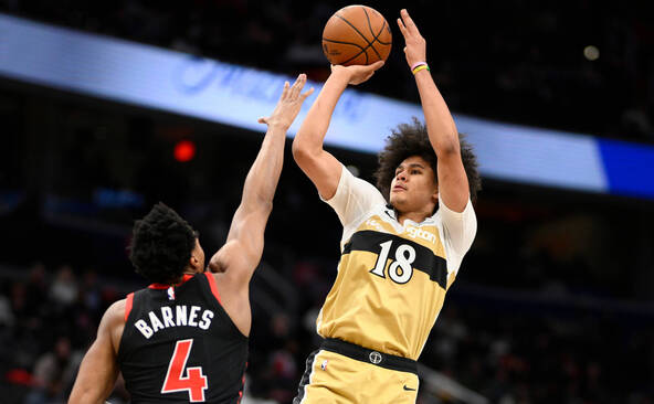 Kyshawn George décisif, les Wizards victorieux