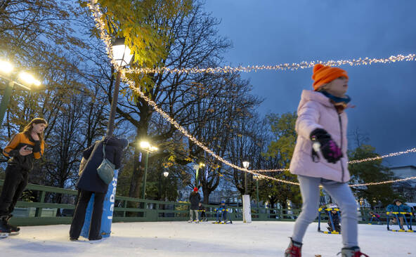 Un spectacle de patinage artistique contemporain aux Bastions