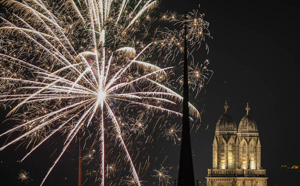 La Suisse entre dans l'année 2026 avec des feux d'artifice