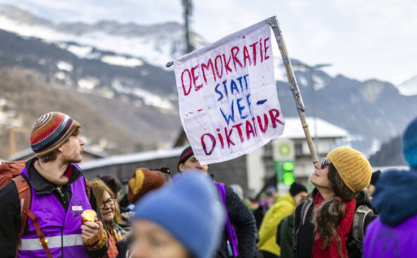 Trump donne un coup de pouce à la manifestation contre le WEF