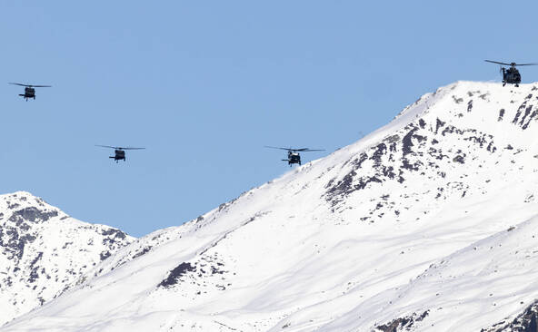 Le président américain Donald Trump a atterri à Zurich