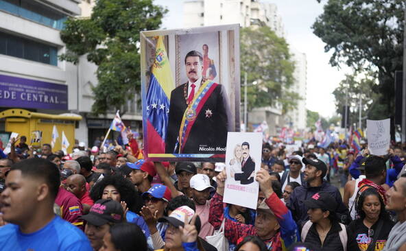 Venezuela: grande manifestation pour la libération de Maduro
