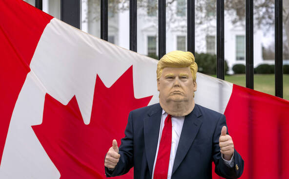 Trump menace à nouveau le voisin canadien de droits de douane