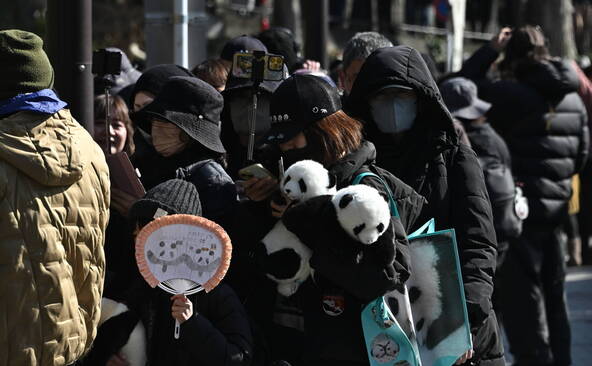 Adieux bouleversants pour les pandas de Tokyo