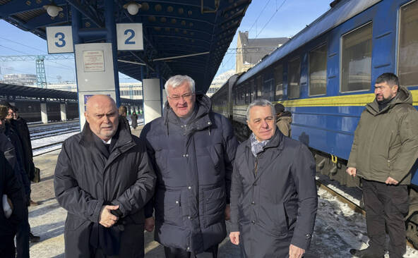 Ignazio Cassis s'est rendu en Ukraine pour des entretiens