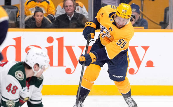 NHL: Josi et Fiala défaits mais auteurs de deux points
