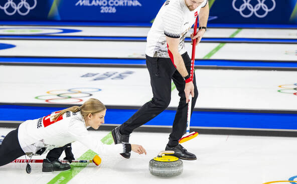 Les Schwaller largement battus par l'Italie en double mixte