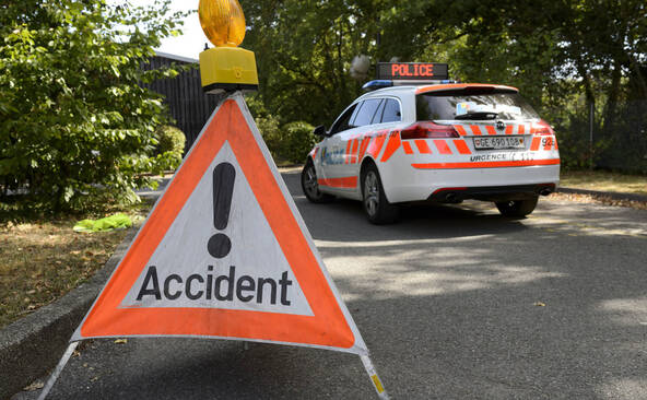 Genève: piéton percuté - pronostic vital engagé