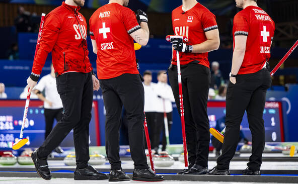 Curling: les Suisses gagnent leur deuxième match