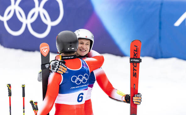 L'argent du géant pour Odermatt, le bronze pour Meillard