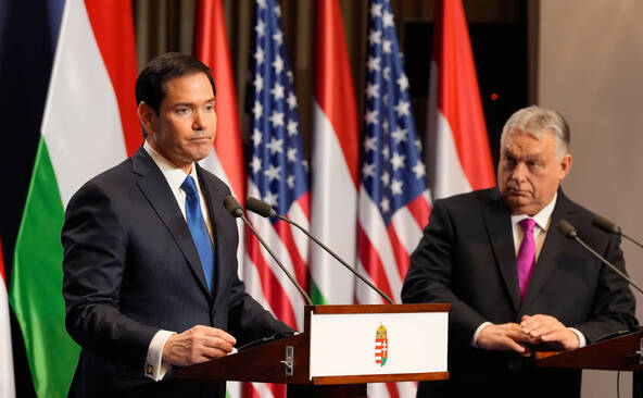 A Budapest, Rubio souhaite le « succès » de l'ami Orban