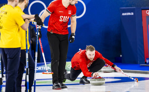 Une sixième victoire en six matches pour les curleurs suisses