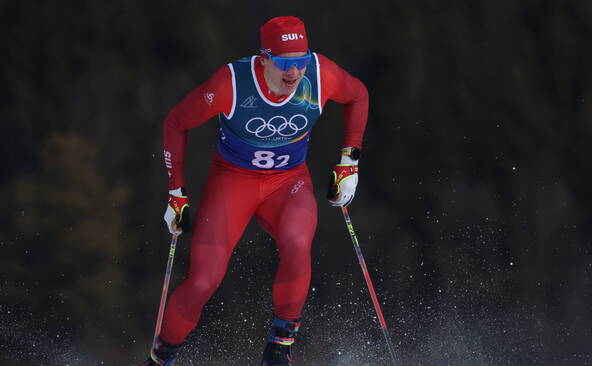 Sprint par équipe: Riebli/Grond en « chocolat »