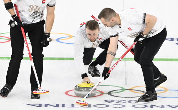 Curling: bilan parfait dans le Round Robin pour les Suisses