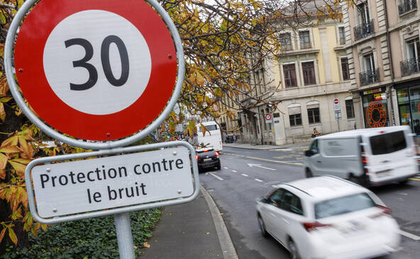 Référendum contre le 50 km/h sur les grands axes à Genève