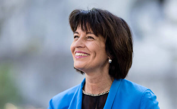 Doris Leuthard nommée présidente de la fondation pour Crans-Montana
