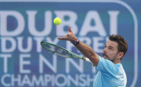 Wawrinka sorti en 8e de finale à Dubai