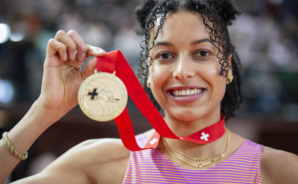 Audrey Werro comme à la parade