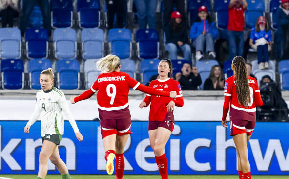 La Suisse domine l'Irlande du Nord 2-0