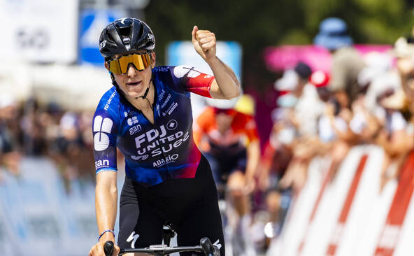 Elise Chabbey remporte les Strade bianche