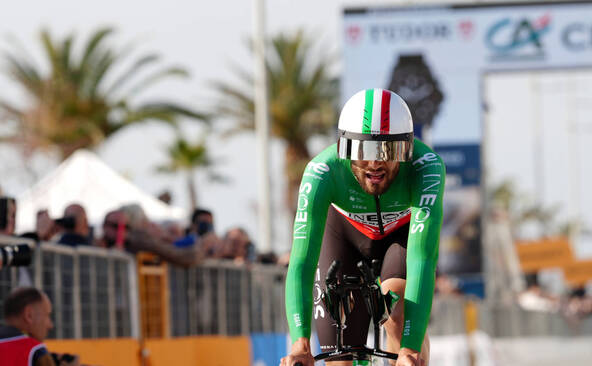 Tirreno-Adriatico: Ganna survole le chrono inaugural, Christen 14e