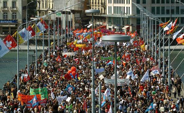 Une potentielle limitation des manifestations en suspens à Genève