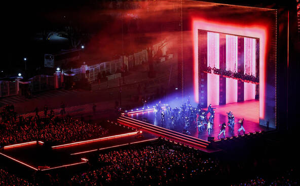 Gigantesque concert de retour des rois de la K-pop BTS à Séoul