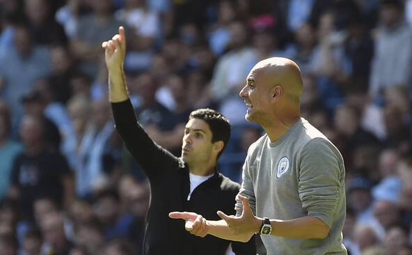 Finale Arsenal-City, lutte filiale Arteta-Guardiola