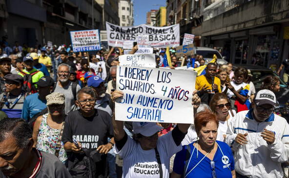 Venezuela: manifestation contre les « salaires de la faim »