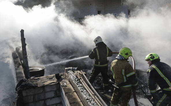 Kiev dénonce l'une des pires attaques de drones en plein jour