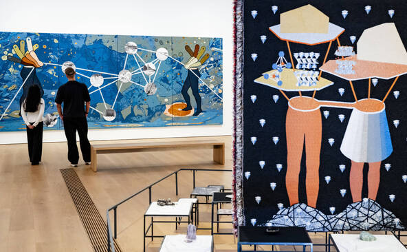 Les rêves terrestres et colorés d'Otobong Nkanga exposés au MCBA