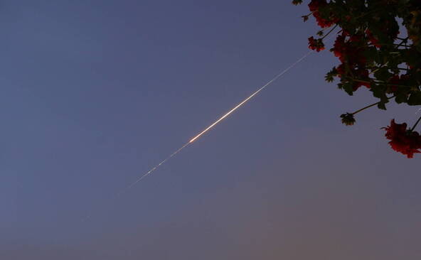 Attaque de missiles iraniens sur Israël, selon l'armée