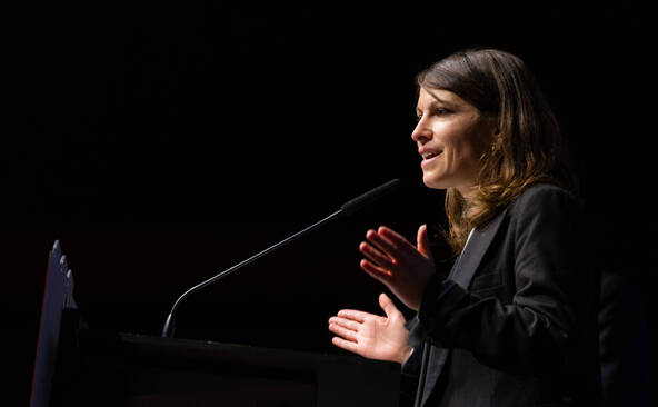 La coprésidente du PS, Mattea Meyer, de retour au Palais fédéral