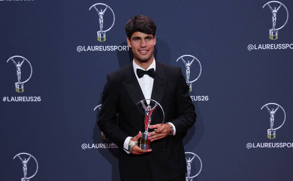 Alcaraz et Sabalenka nommés sportifs de l'année 2025