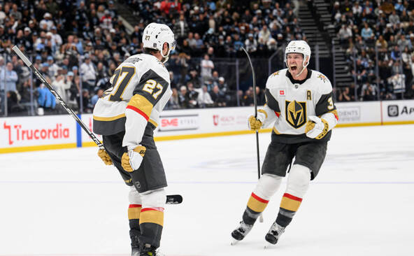 Vegas égalise à 2-2 face à Utah