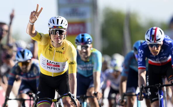 Un deuxième succès pour Tadej Pogacar