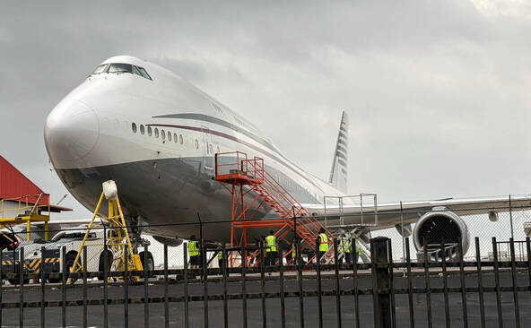 L'avion offert à Trump par le Qatar bon pour le service