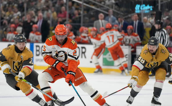 Play-off NHL: Vegas et Anaheim dos à dos après deux matches