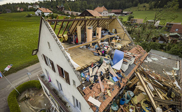 Tempête à La Chaux-de-Fonds: bâtiments modernes plus vulnérables